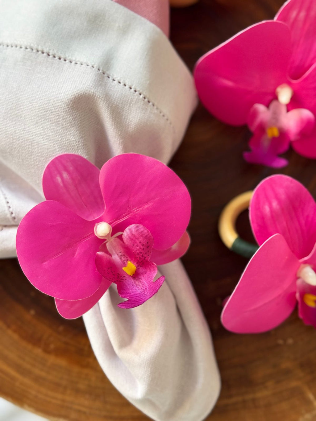 Porta Guardanapo - Orquídea Pink