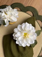 Porta Guardanapo - Maxi Flor Branca